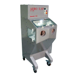 Fine polish lapping machine uses rubber and diamond 